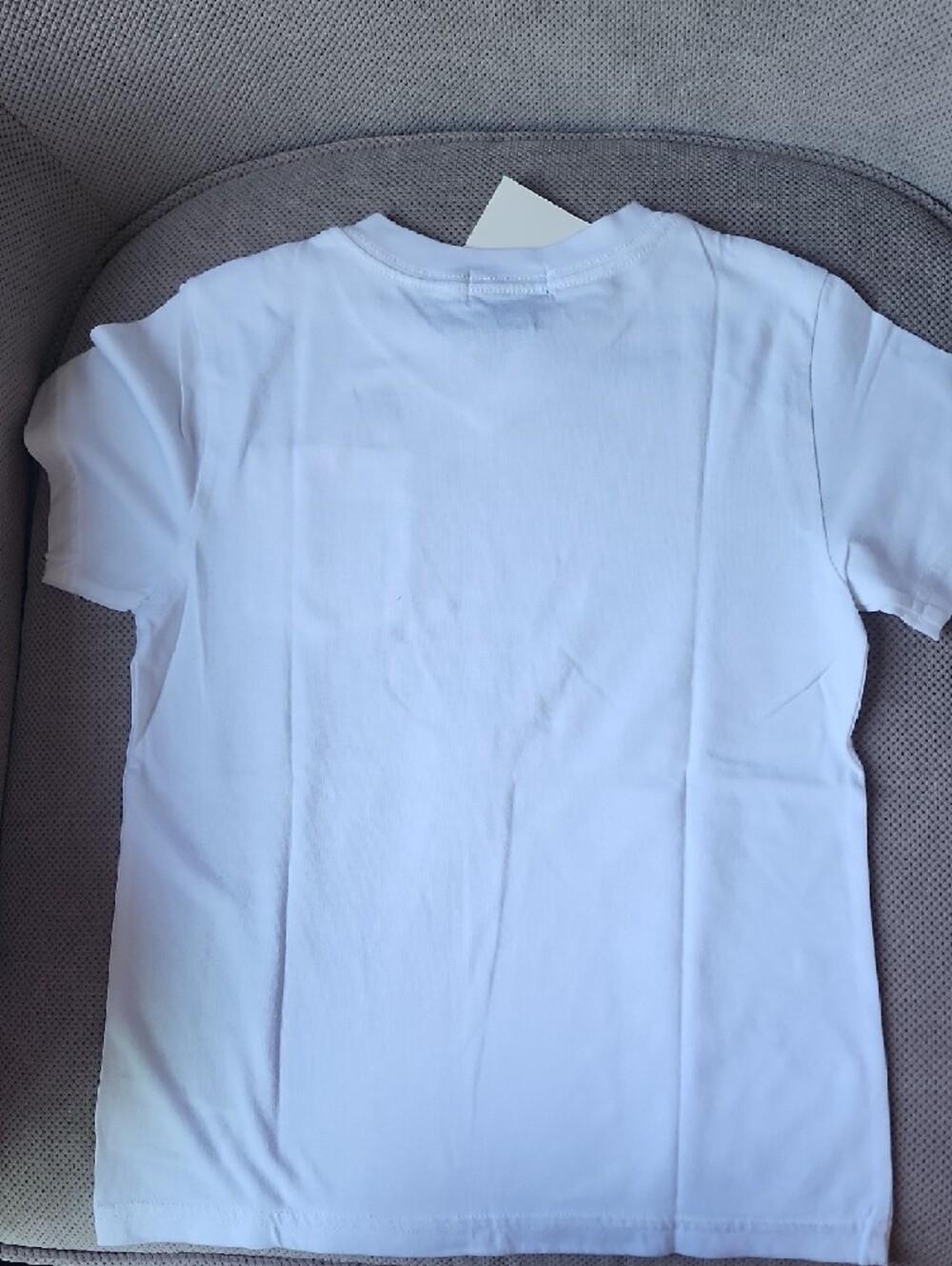 Polo by Ralph Lauren White V-Neck Pocket Tee with Navy Pony - Picture 4 of 5